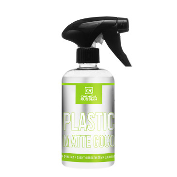 Plastic Matte COCO - полироль для очистки и защиты пластиковых элементов интерьера, 500 мл, CR775, C - DTLShop